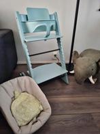 Stokke Tripp Trapp met baby en newbornset te koop, Ophalen, Zo goed als nieuw, Meegroeistoel, Stoelverkleiner