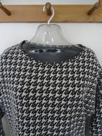 Penn & Ink najaars/winter jurk - zwart/wit mt L, Penn & Ink, Verzenden, Zwart, Maat 42/44 (L)
