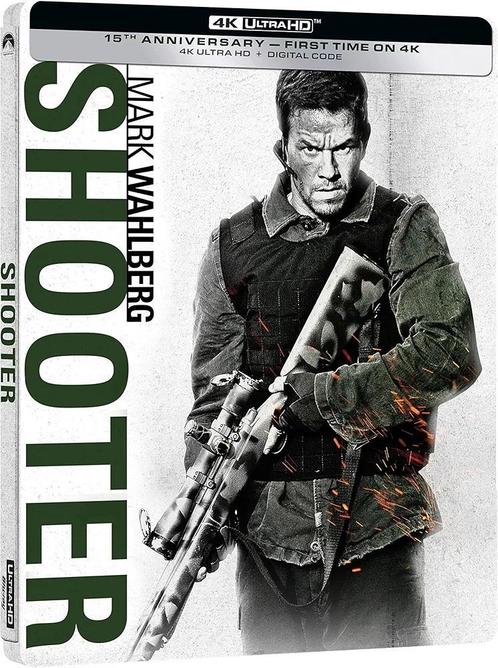 Shooter STEELBOOK 4K UHD/Ultra HD Blu-Ray USA NLO (Geseald), Cd's en Dvd's, Blu-ray, Nieuw in verpakking, Actie, Ophalen of Verzenden