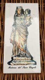 Madonna del  Sacro Gingolo , keramische tegel mooi !!, Antiek en Kunst, Antiek | Religie, Ophalen of Verzenden