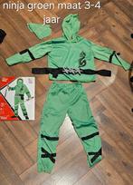 Ninja Verkleedkleren - Groen, Kinderen en Baby's, Carnavalskleding en Verkleedspullen, Ophalen of Verzenden, Gebruikt, 104 of kleiner