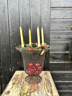 Oude draadijzeren mand in kerstsfeer, Antiek en Kunst, Curiosa en Brocante, Ophalen of Verzenden