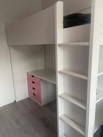 Hoogslaper IKEA met roze details exclusief matras, Kinderen en Baby's, Kinderkamer | Stapelbedden en Hoogslapers, Ophalen of Verzenden