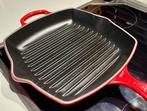 Le Creuset Skillet grillpan 26 x 26 cm - NIEUW gietijzer, Gietijzer, Nieuw, Ophalen of Verzenden, Keramische plaat