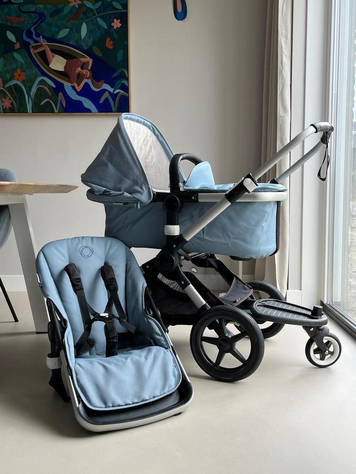 Bugaboo Fox + extra seat frame + meerijdplank, Kinderen en Baby's, Kinderwagens en Combinaties, Gebruikt, Kinderwagen, Bugaboo