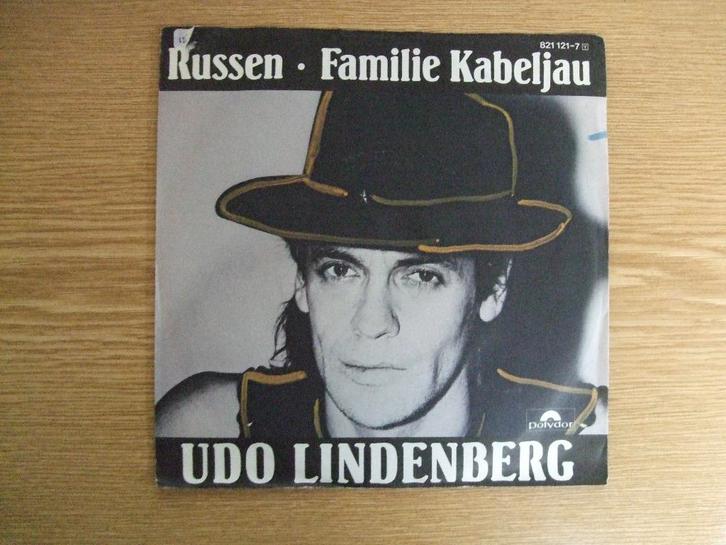 UDO LINDENBERG    RUSSEN / FAMILIE KABELJAU, Cd's en Dvd's, Vinyl Singles, Zo goed als nieuw, Single, Pop, 7 inch, Ophalen of Verzenden