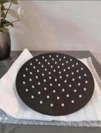 Regendouchekop, 20cm, mat zwart, douchekop, rond, badkamer, Ophalen of Verzenden, Nieuw, Zwart, Overige typen