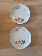 2 Brocante ovenschalen met roosjes Christineholm ovenschaal, Ophalen of Verzenden