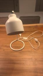 Hema bureaulamp, met draaibare kap, wit metaal, Ophalen of Verzenden, Zo goed als nieuw, Metaal, Minder dan 50 cm