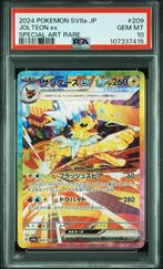 Jolteon ex PSA 10 - 209/187 - Japanese Terastal Festival, Ophalen of Verzenden, Zo goed als nieuw, Losse kaart, Foil