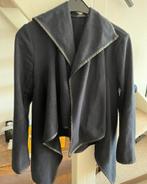 Donkerblauwe jas / vest. Maat 38, Ophalen of Verzenden, Zo goed als nieuw, Maat 38/40 (M), Zwart
