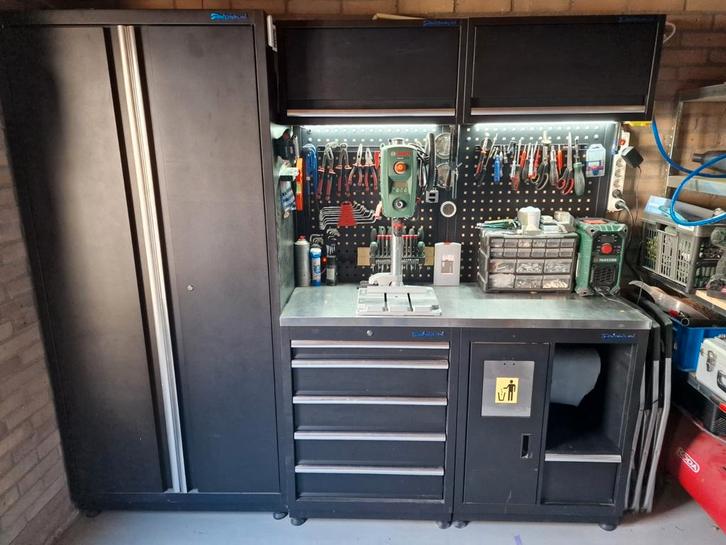 Datona Werkplaatsinrichting Premium RVS, Doe-het-zelf en Verbouw, Werkbanken, Zo goed als nieuw, Ophalen