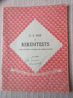 C.E. Hof - Rekentests (rond 1960), Ophalen of Verzenden