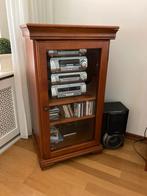 Kersenhouten Stereo-kast, Ophalen of Verzenden, Zo goed als nieuw, Cd-speler, Overige merken