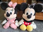 Mickey en Minnie mouse knuffels, Ophalen of Verzenden, Mickey Mouse, Zo goed als nieuw, Beeldje of Figuurtje