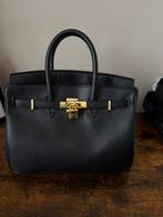 Hermés birkin tas 30 zwart, Ophalen, Zo goed als nieuw, Zwart, Handtas