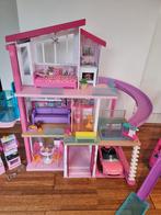 Barbie Dreamhouse met Auto, Camper & Keuken, Ophalen, Zo goed als nieuw, Poppenhuis