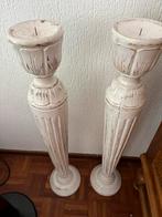 Kandelaars 2 stuks, Huis en Inrichting, Woonaccessoires | Zuilen en Pilaren, Ophalen, Gebruikt