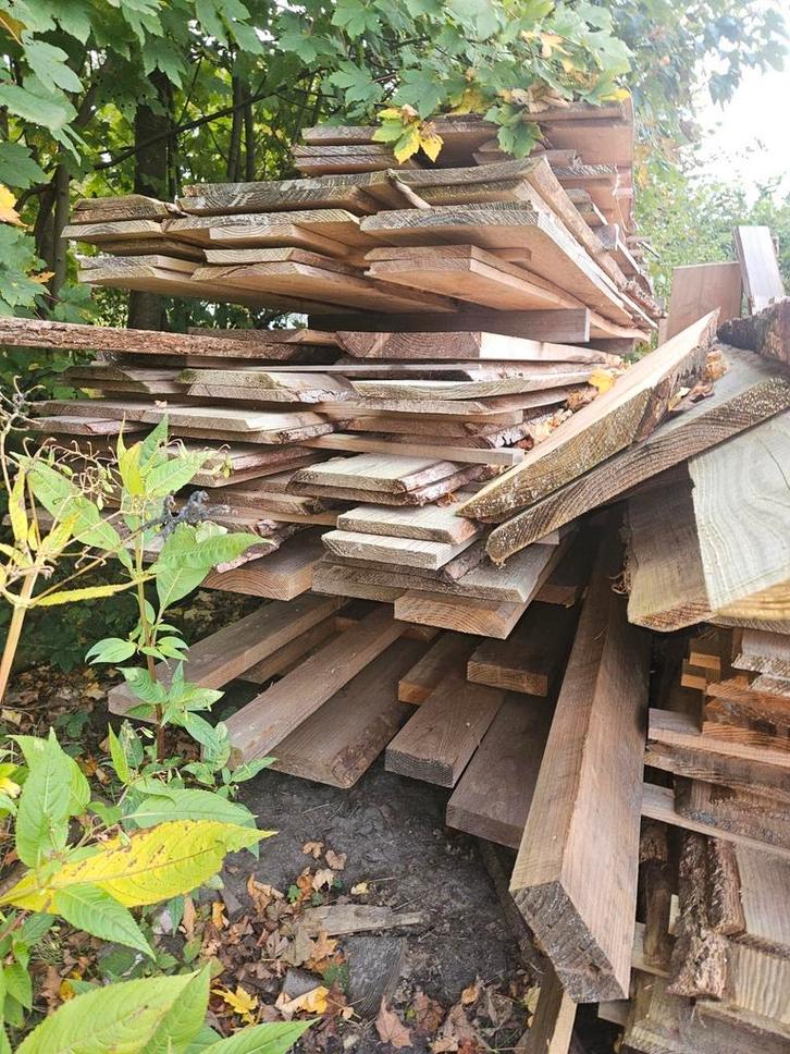 Schaaldelen | balken | planken bkeuze, Doe-het-zelf en Verbouw, Hout en Planken, Zo goed als nieuw, Balk, Overige houtsoorten