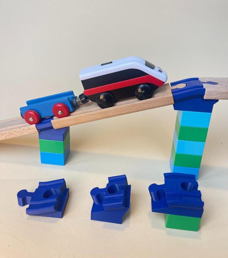 20 adapters voor duplo en houten trein, Kinderen en Baby's, Speelgoed | Duplo en Lego, Nieuw, Duplo, Losse stenen, Verzenden