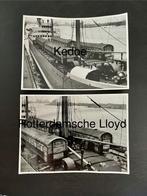 2 fraaie foto’s M.S Kedoe Rotterdamsche Lloyd, Verzenden, Zo goed als nieuw, Motorboot, Kaart, Foto of Prent