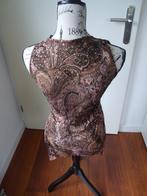 Aparte bruine zomerse open top Perla Nera, mt 38., Maat 38/40 (M), Bruin, Perla nera, Ophalen of Verzenden