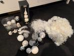 Diverse Kerst versieringen wit/zilver, Diversen, Kerst, Ophalen, Gebruikt