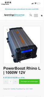 PowerBoozt Rhino L 1000W 12V Omvormer - Nieuwstaat, Ophalen of Verzenden, Nieuw, Universele onderdelen