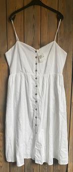 Nieuwe witte maxi jurk met knoopjes H&M maat 48, Nieuw, Ophalen of Verzenden, Maat 46/48 (XL) of groter
