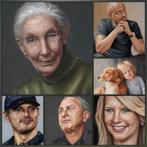 Portret tekening pastel, Tekeningen