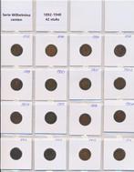 Nederland complete set 1 cent 1892-1948 Wilhelmina (42 stuks, Postzegels en Munten, Ophalen of Verzenden, Koningin Wilhelmina