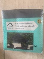 Schaduwdriehoek 3.6 x 3.6 x 3.6 m donkergrijs NIEUW, Ophalen of Verzenden, Nieuw