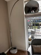 Lamp chroom / marmer met dimmer, Huis en Inrichting, Lampen | Vloerlampen, Ophalen, Gebruikt, Metaal, 150 tot 200 cm