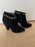 Nwst Suede enkellaarsjes supertrash, 39, Kleding | Dames, Ophalen of Verzenden, Zo goed als nieuw, Zwart