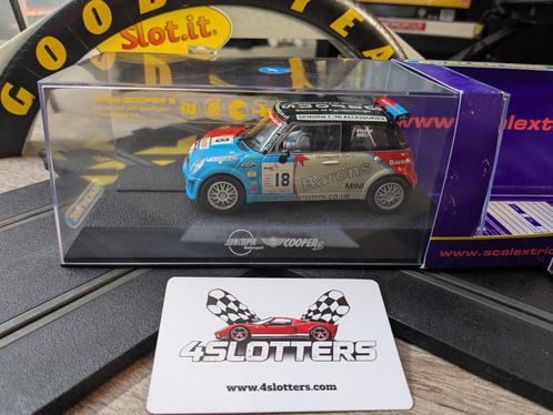 Slotcar 1/32 Scalextric Mini Cooper S #18 Barons John Cooper, Kinderen en Baby's, Speelgoed | Racebanen, Nieuw, Elektrisch, Overige merken