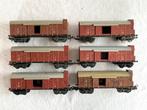 6x Lima 3105 SNCF Goederenwagons H0, Gebruikt, Gelijkstroom, Wagon, Ophalen of Verzenden