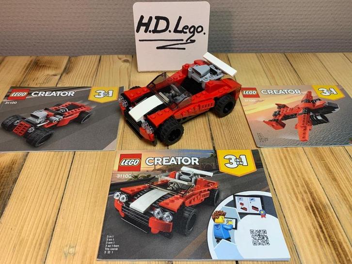 Lego 31100 Creator Sports Car 3 in 1, Kinderen en Baby's, Speelgoed | Duplo en Lego, Zo goed als nieuw, Lego, Complete set, Ophalen of Verzenden