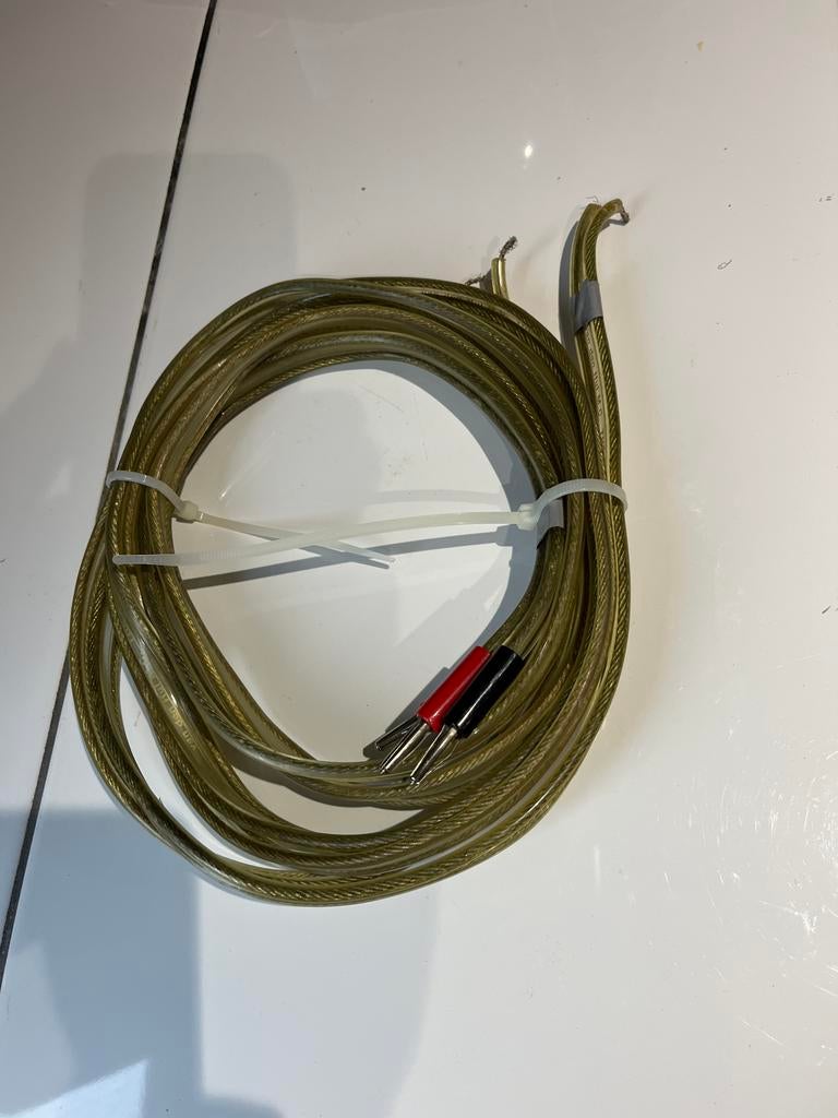 Van den Hul Clear Water Luidsprekerkabel - 2x1.5m, Audio, Tv en Foto, Audiokabels en Televisiekabels, Ophalen of Verzenden, Gebruikt