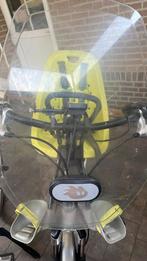 Yepp voorzitje met windscherm en slaaprol, Voetsteuntjes, Yepp, Voorzitje, Ophalen of Verzenden