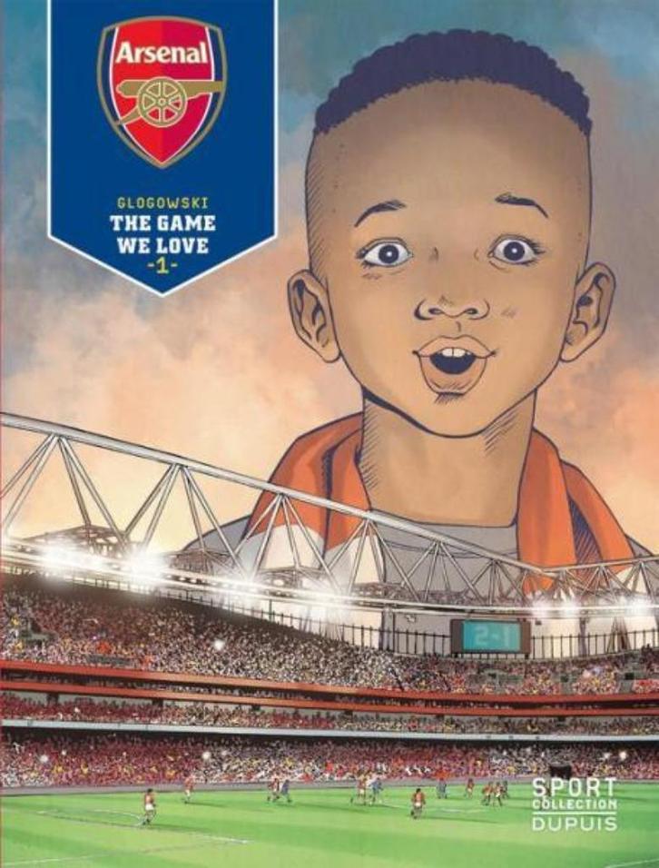 Arsenal - The game we love (Hardcover), Boeken, Stripboeken, Zo goed als nieuw, Ophalen