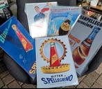 5 x wandplaten van pellegrino . 30x42 cm., Verzamelen, Ophalen, Zo goed als nieuw, Reclamebord