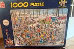Jan van Haasteren Puzzel - 1000 stukjes op glad ijs, Hobby en Vrije tijd, Denksport en Puzzels, Ophalen of Verzenden, 500 t/m 1500 stukjes