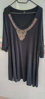 Yoek +  58/60 tuniek, Ophalen of Verzenden, Zo goed als nieuw, Zwart, Blouse of Tuniek