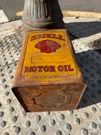 Vintage groot Shell Motorolie Blik, Verzamelen, Ophalen, Gebruikt, Overige, Overige merken