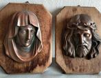 Brons kleurige Maria en Christus( Kruisweg afbeelding), Ophalen of Verzenden
