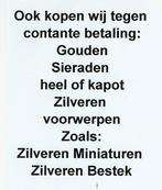 wij zijn 6 dagen per week geopend van 09:00 tot 15:00 uur., Ophalen of Verzenden, Zilver, Ring