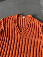 Oranje grof gebreide H&M V-hals trui, maat 44, H&M, Verzenden, Maat 42/44 (L), Oranje
