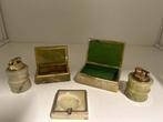 Vintage Onyx Set: Aanstekers, Dozen, Asbak, Ophalen of Verzenden, Gebruikt, Aansteker