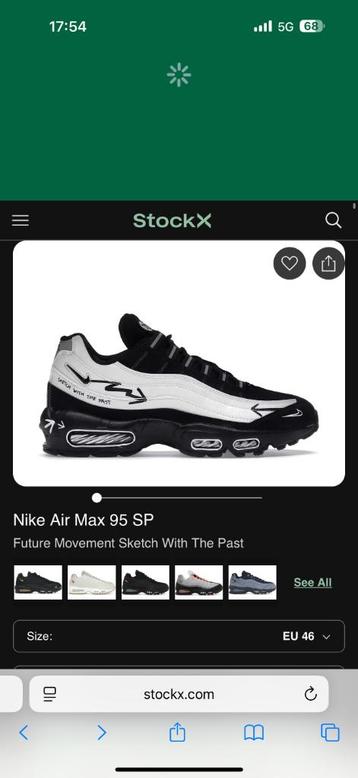 Nike airmax 95 sketch with the past limited edition deadstoc beschikbaar voor biedingen