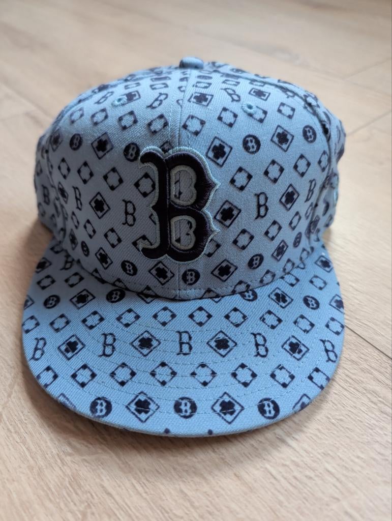 New Era Red Sox 59FIFTY Fitted Pet - Maat 7 3/8 (59cm), Ophalen of Verzenden, Nieuw, New Era, Pet